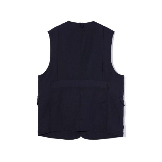  엔지니어드가먼츠 베스트 엔지니어드 가먼츠 헌팅 재킷 다크 네이비 헤비 울 엘라스티크 - ENGINEERED GARMENTS