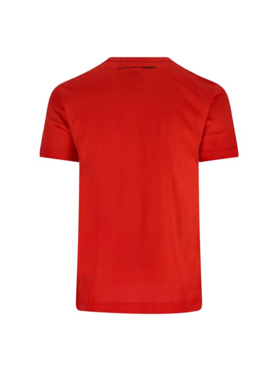25FW 꼼데가르송 반팔 티셔츠 FP T006 W25 4 Red - COMME DES GARCONS