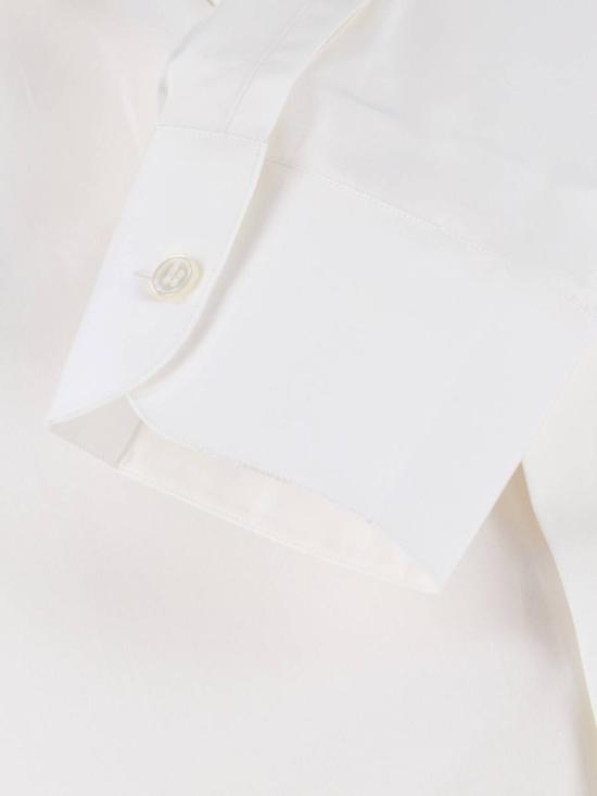 25FW 생로랑 긴팔 셔츠 826821 Y2M039000 WHITE - SAINT LAURENT