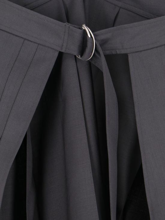 25FW 이비르 미디 스커트 154901 CHARCOAL Grey - IVIR