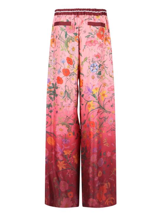 25FW 구찌 프린티드 실크 팬츠 837980 Z7AUH5057 PINK - GUCCI