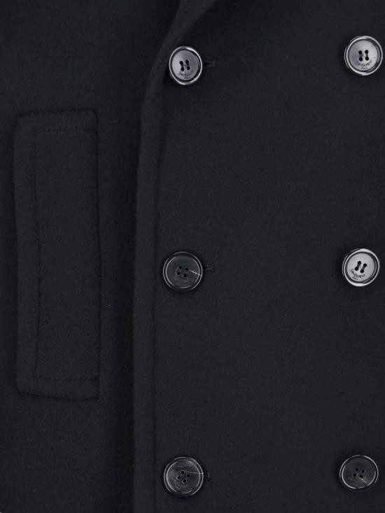 25FW 생로랑 코트 838047 Y060R1005 Black - SAINT LAURENT