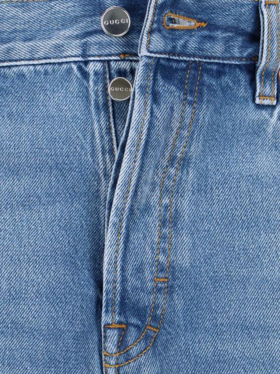 25FW 구찌 와이드 레그 데님 팬츠 816971 XDC7S4009 BLUE - GUCCI