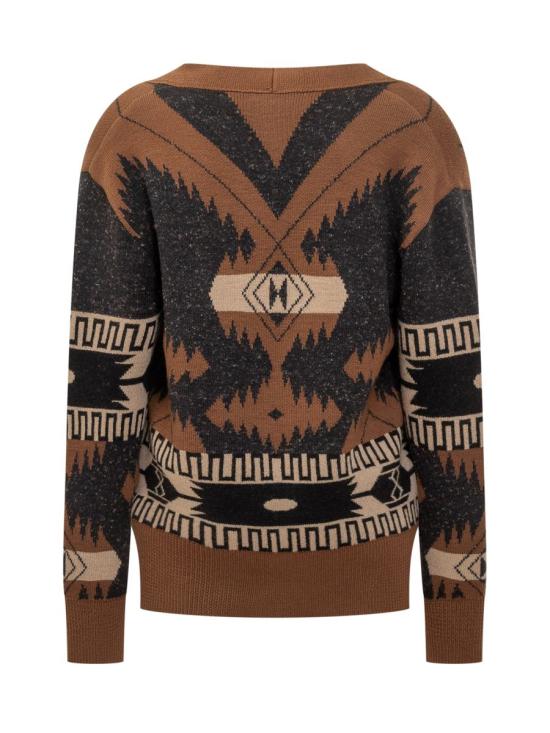 25FW 알라누이 가디건 LMHB035E25KNI001 1060 Black - ALANUI