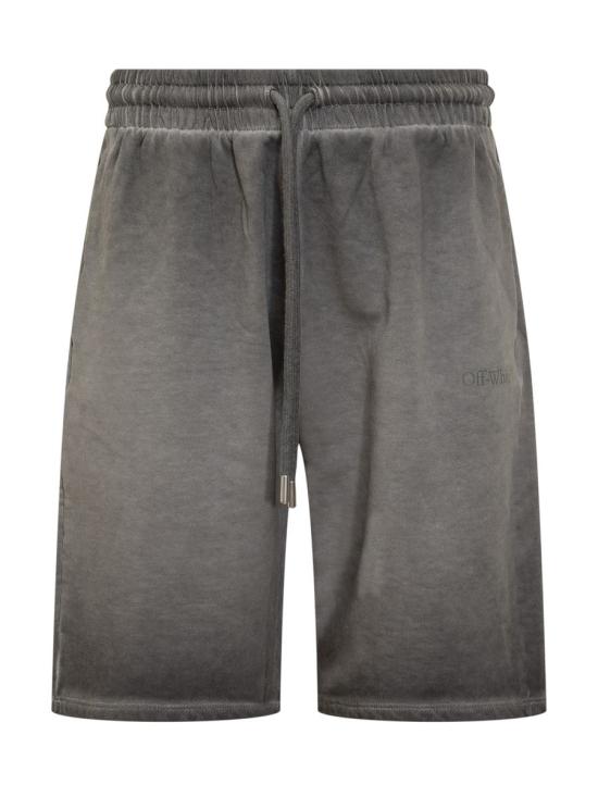 25FW 오프화이트 숏팬츠 OMCI013F25FLE00B 1212 GREY