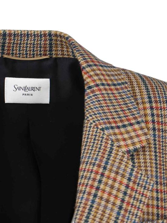 25FW 생로랑 코트 842593 Y4J702232 Beige - SAINT LAURENT