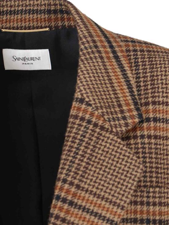 25FW 생로랑 수트 자켓 842593 Y9I702849 BROWN - SAINT LAURENT