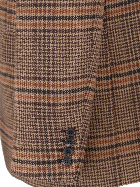 25FW 생로랑 수트 자켓 842593 Y9I702849 BROWN - SAINT LAURENT