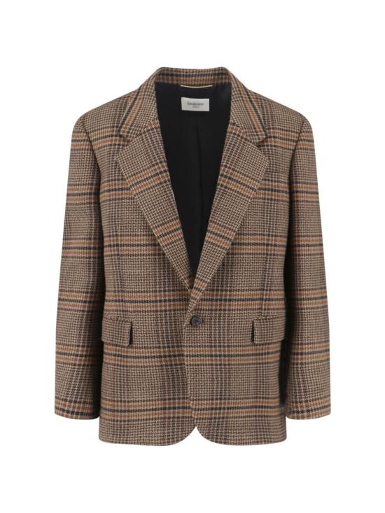 25FW 생로랑 수트 자켓 842593 Y9I702849 BROWN