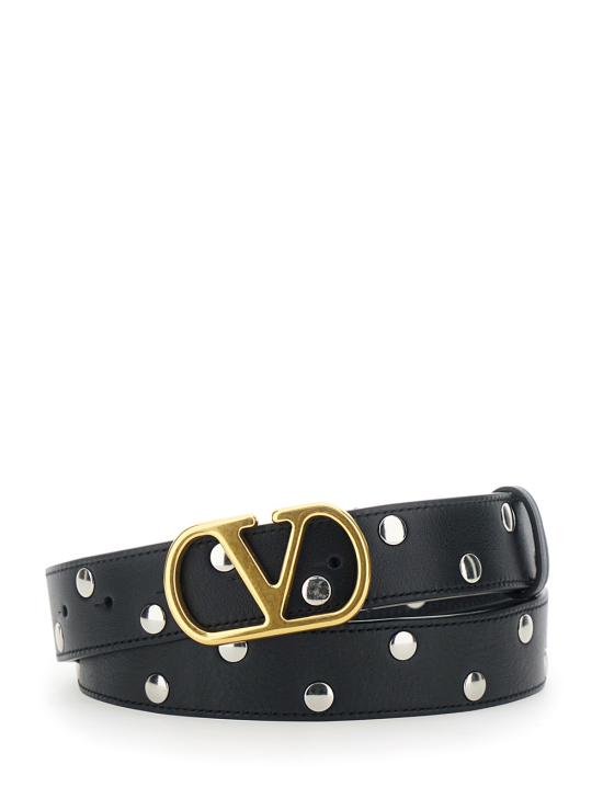 25FW 발렌티노 가라바니 레귤러 벨트 7W0T0ST9MLX0NO Black