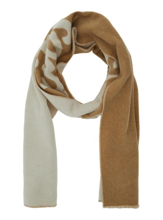 25FW 메종키츠네 핸드라이팅 스카프 PM06202WB00380384 Beige - MAISON KITSUNE