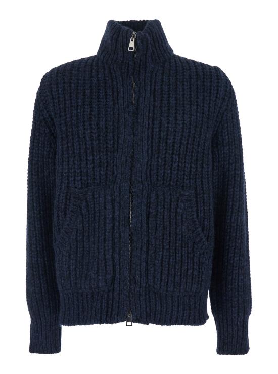 25FW 로베르토 콜리나 집업 니트 253M48008M4810 Blu