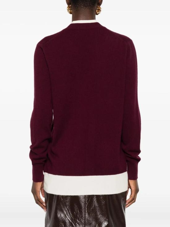 25FW 알파스튜디오 가디건 202502AD4302E2009 Bordeaux - ALPHA STUDIO