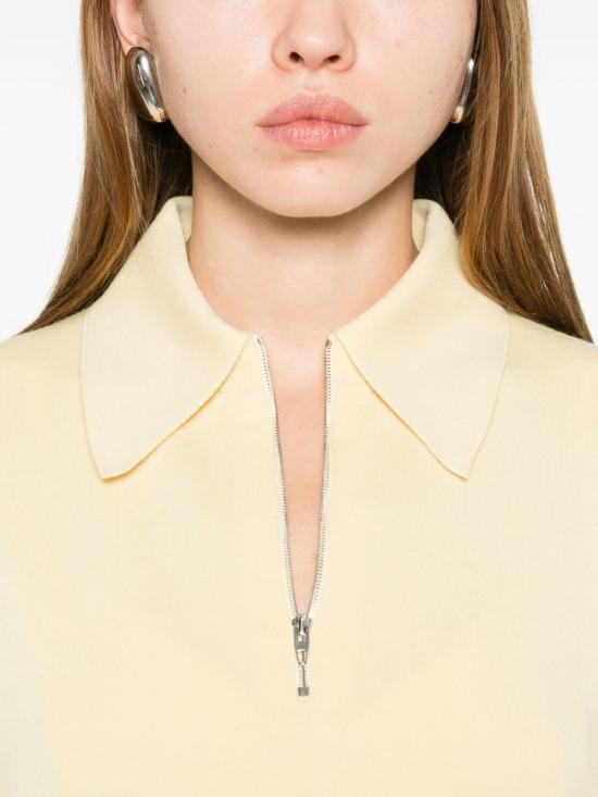 25FW 피비 파일로 폴로 티셔츠 CK100 YW4575174PY Yellow - PHOEBE PHILO