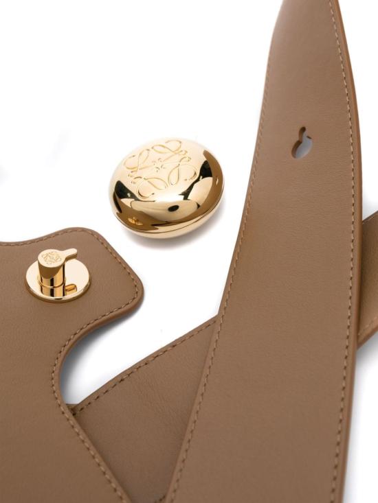 25FW 로에베 숄더백 AANBBBWX01 3980 Leather Brown - LOEWE