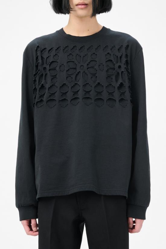 25FW 아워레가시 긴팔 티셔츠 M4256TCF CUT FAIRISLE INK DOM - OUR LEGACY