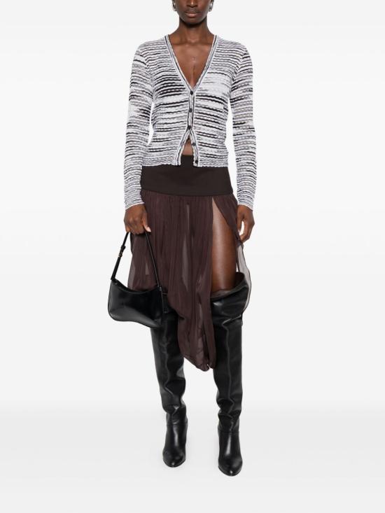 25FW 미소니 가디건 DS25WM03 BK01BWF002R Beige - MISSONI