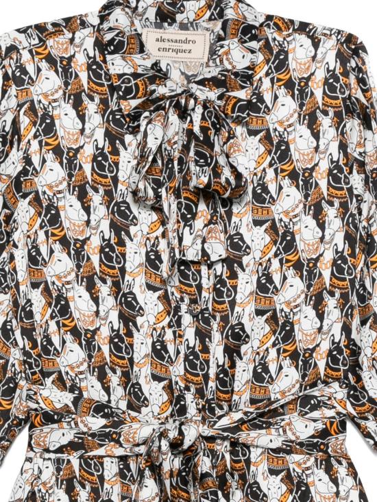 25FW 알레산드로 엔리케즈 롱 원피스 D102 VISEFUNDUN MultiColour - ALESSANDRO ENRIQUEZ