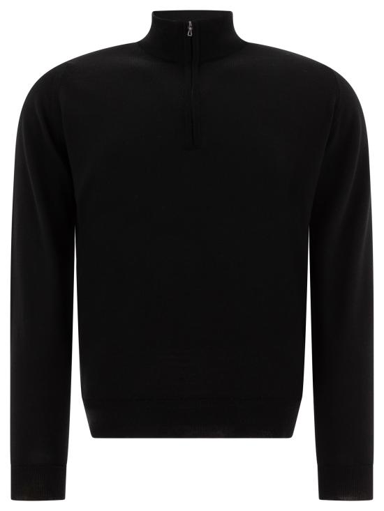 25FW 존스메들리 집업 니트 TAPTONBLACK Black