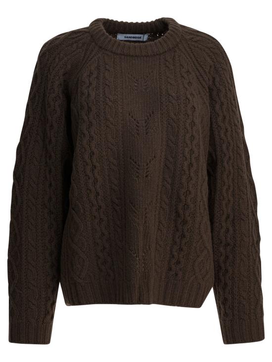 25FW 샌드베이지 스웨터 SBC3NT03ACMOCHA BROWN