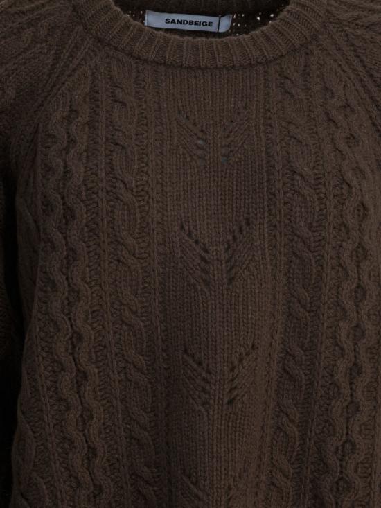 25FW 샌드베이지 스웨터 SBC3NT03ACMOCHA BROWN - SANDBEIGE