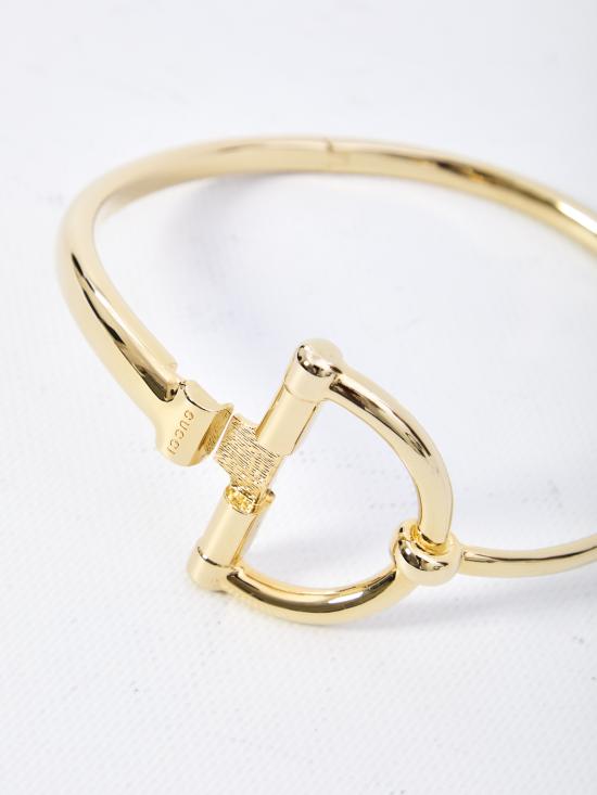 25FW 구찌 하프 홀스빗 목결이 851660I4600 0912 GOLD - GUCCI