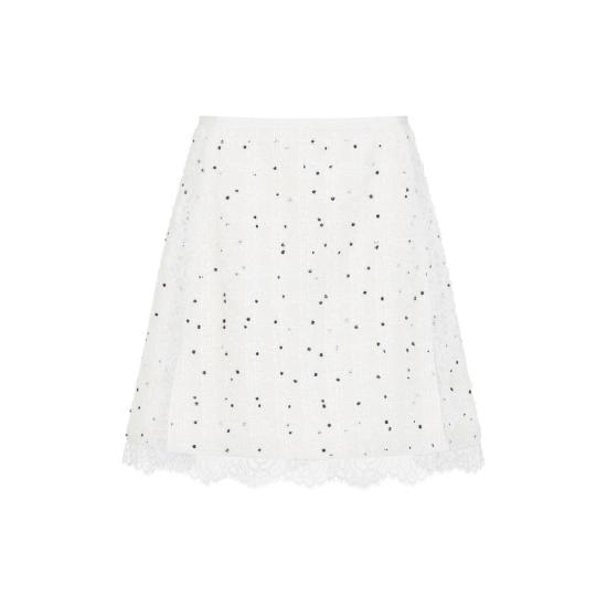 25FW 지암바티스타 발리 미디 스커트 25FWPVCA204128LIN M019 WHITE