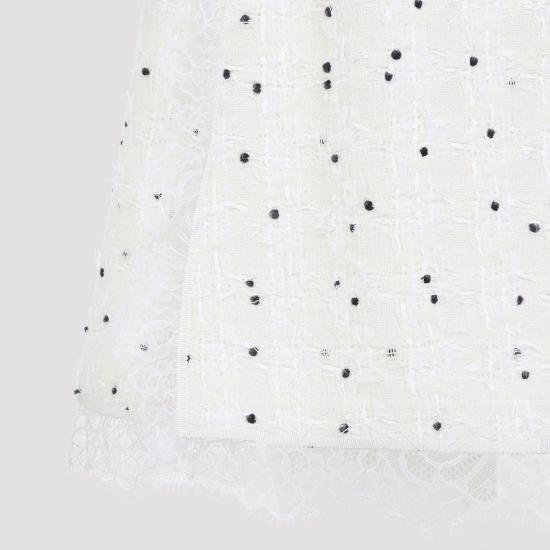 25FW 지암바티스타 발리 미디 스커트 25FWPVCA204128LIN M019 WHITE - GIAMBATTISTA VALLI