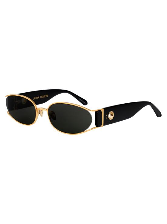 25FW 린다페로우 선글라스 LFL1157C1SUN C1 YELLOWGOLD BLACK GREY - LINDA FARROW