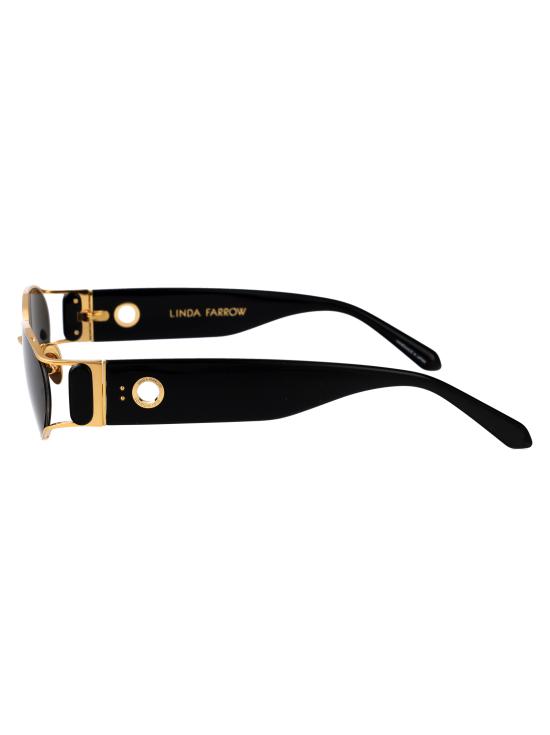 25FW 린다페로우 선글라스 LFL1157C1SUN C1 YELLOWGOLD BLACK GREY - LINDA FARROW