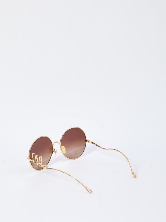 25FW 끌로에 선글라스 CH0329S 002 GOLD GOLD BROWN - CHLOE