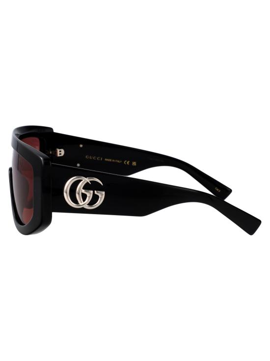 25FW 구찌 선글라스 GG1950S 002 BLACK BLACK RED - GUCCI