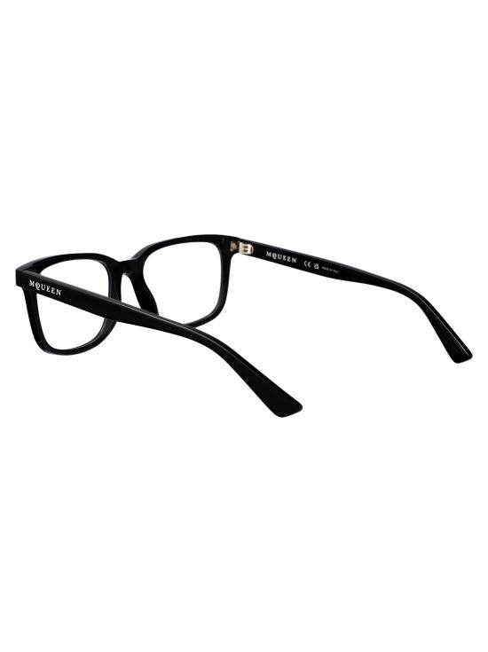 25FW 알렉산더 맥퀸 안경 AM0541O 007 BLACK BLACK TRANSPARENT - ALEXANDER MCQUEEN