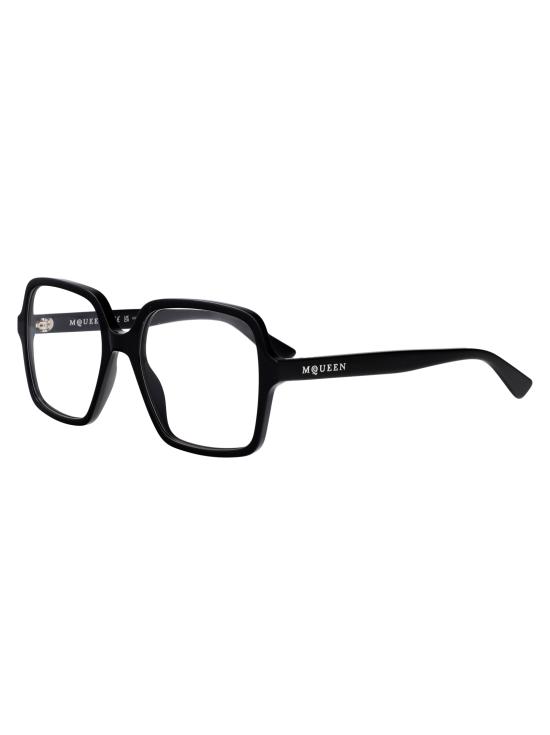 25FW 알렉산더 맥퀸 안경 AM0538O 001 BLACK TRANSPARENT - ALEXANDER MCQUEEN