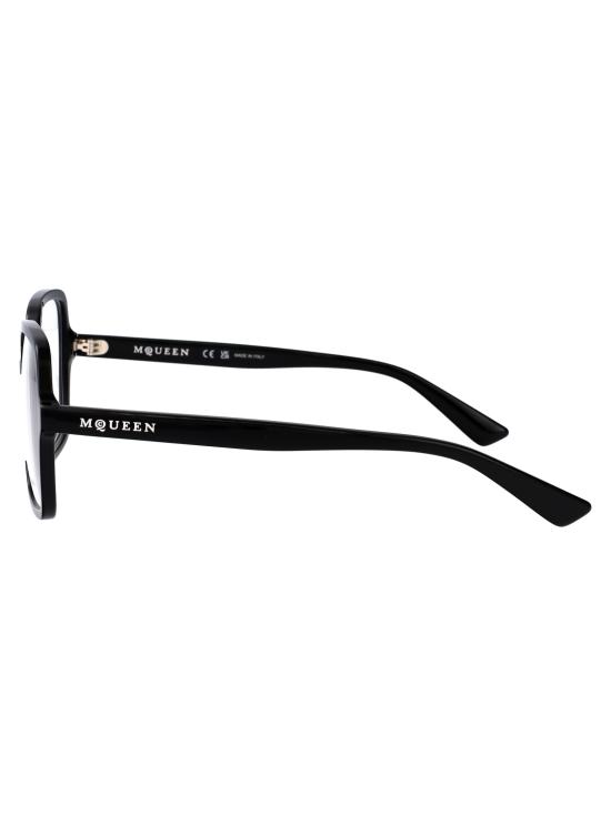 25FW 알렉산더 맥퀸 안경 AM0538O 001 BLACK TRANSPARENT - ALEXANDER MCQUEEN