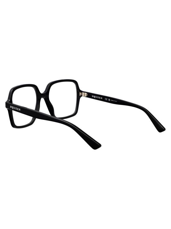 25FW 알렉산더 맥퀸 안경 AM0538O 001 BLACK TRANSPARENT - ALEXANDER MCQUEEN