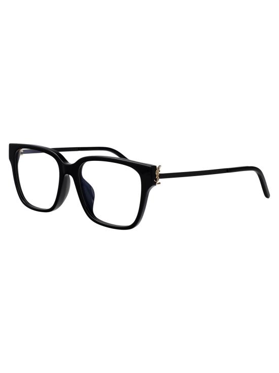 25FW 생로랑 안경 SL M48O AFN 001 BLACK BLACK TRANSPARENT - SAINT LAURENT