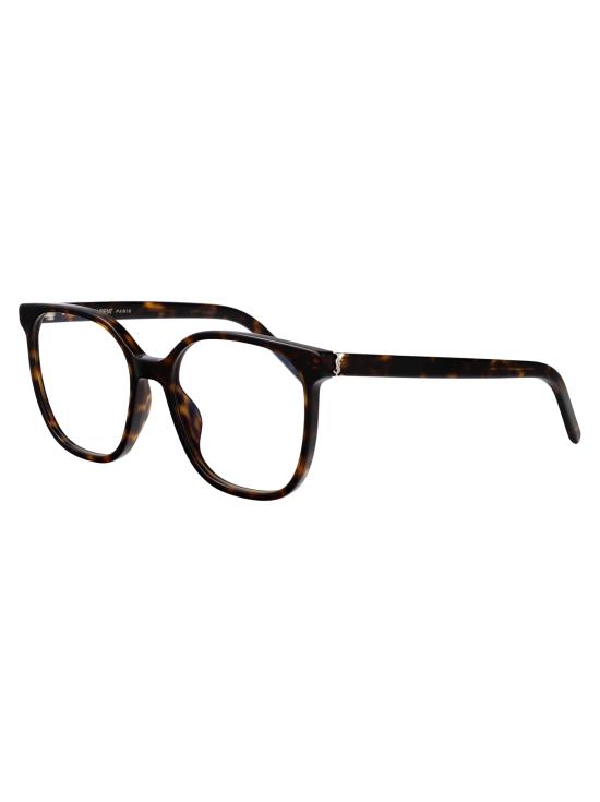25FW 생로랑 안경 SL M155 002 HAVANA HAVANA TRANSPARENT - SAINT LAURENT