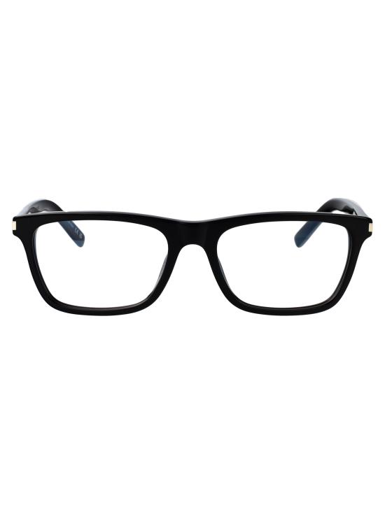 25FW 생로랑 안경 SL 841 001 BLACK BLACK TRANSPARENT