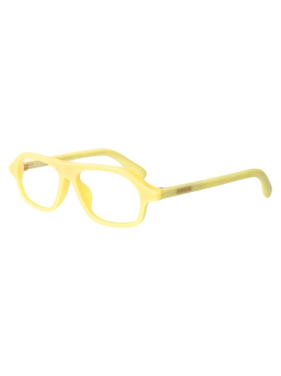 25FW 자크뮈스 안경 JAC127C4OPT C4 PASTEL YELLOW STRIPE GOLD OPTICAL - JACQUEMUS