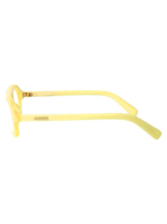25FW 자크뮈스 안경 JAC127C4OPT C4 PASTEL YELLOW STRIPE GOLD OPTICAL - JACQUEMUS