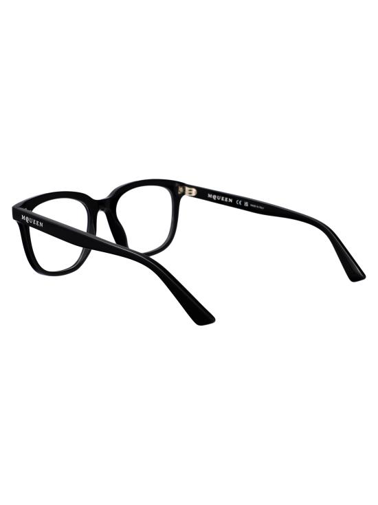 25FW 알렉산더 맥퀸 안경 AM0539O 001 BLACK BLACK TRANSPARENT - ALEXANDER MCQUEEN