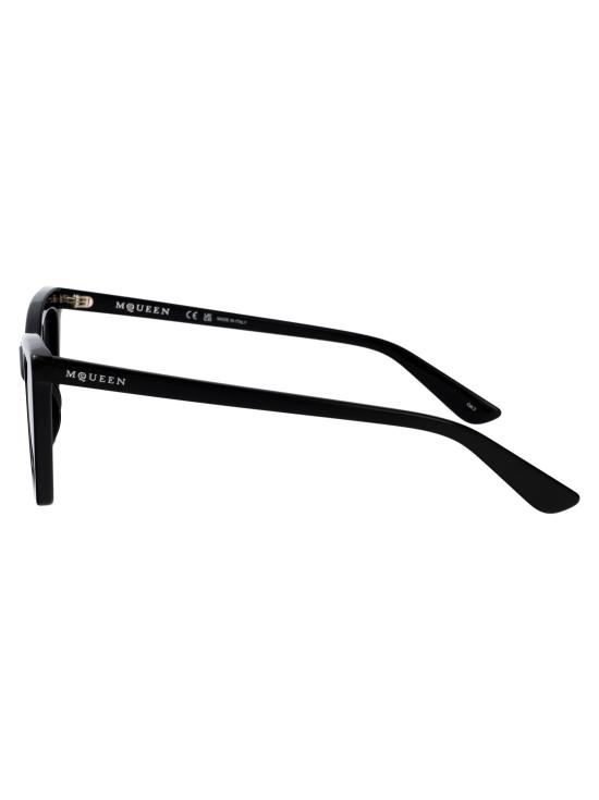 25FW 알렉산더 맥퀸 선글라스 AM0536S 001 BLACK BLACK GREY - ALEXANDER MCQUEEN