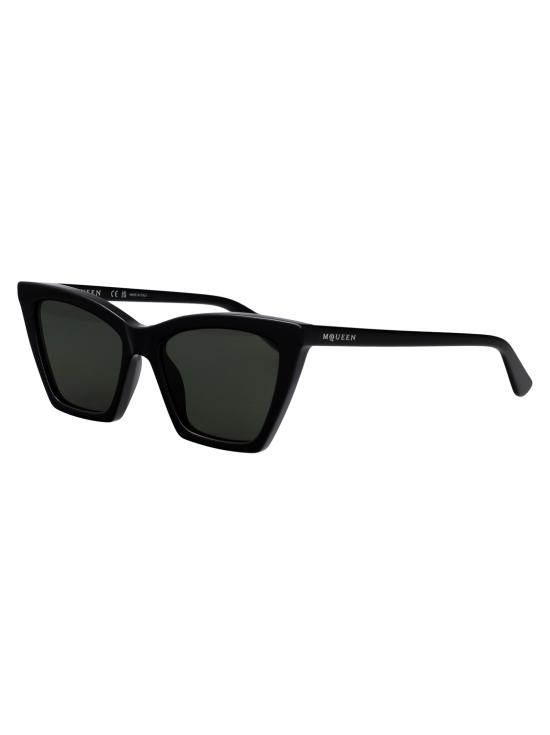 25FW 알렉산더 맥퀸 선글라스 AM0536S 001 BLACK BLACK GREY - ALEXANDER MCQUEEN
