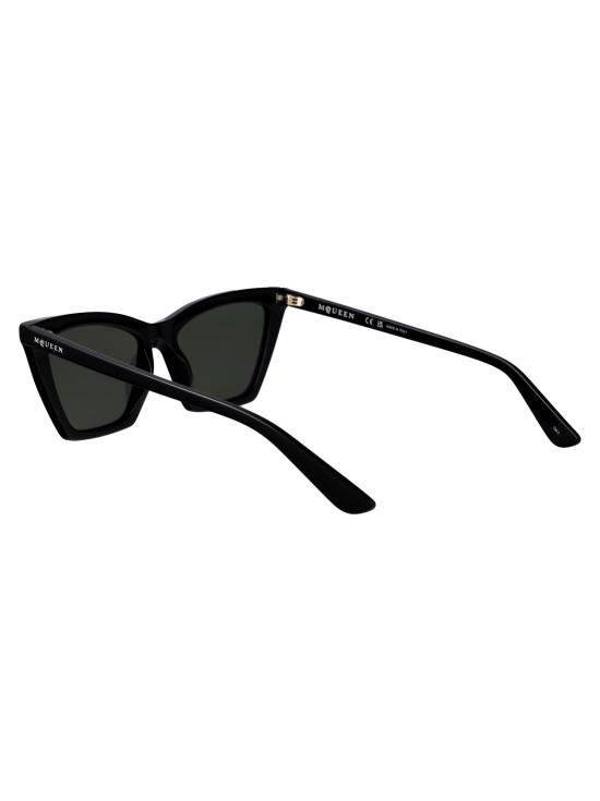25FW 알렉산더 맥퀸 선글라스 AM0536S 001 BLACK BLACK GREY - ALEXANDER MCQUEEN