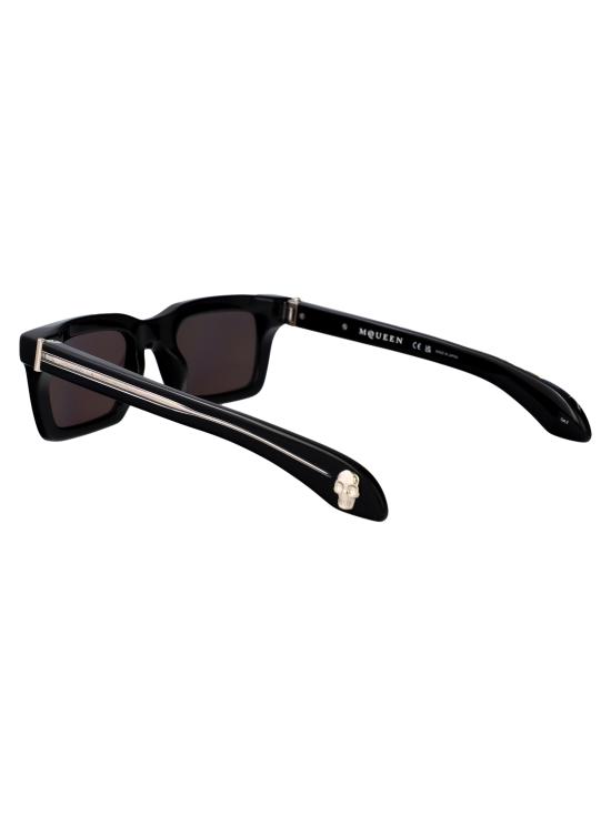 25FW 알렉산더 맥퀸 선글라스 AM0506S 001 BLACK BLACK GREY - ALEXANDER MCQUEEN