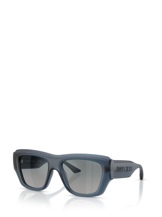 25FW 지미추 선글라스 JC6003U 50906I MATTE TRANSPARENT NAVY - JIMMY CHOO