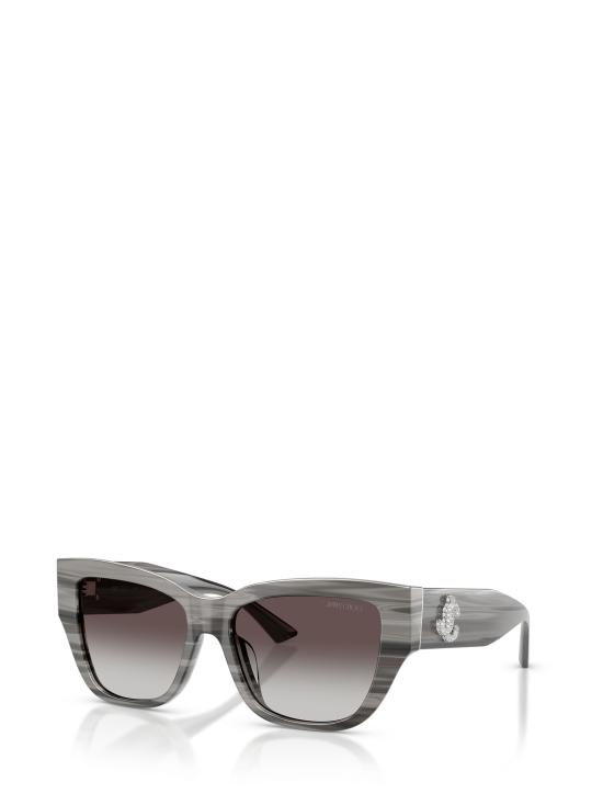 26FW 지미추 선글라스 JC5039BU 50638G STRIPED BLACK - JIMMY CHOO