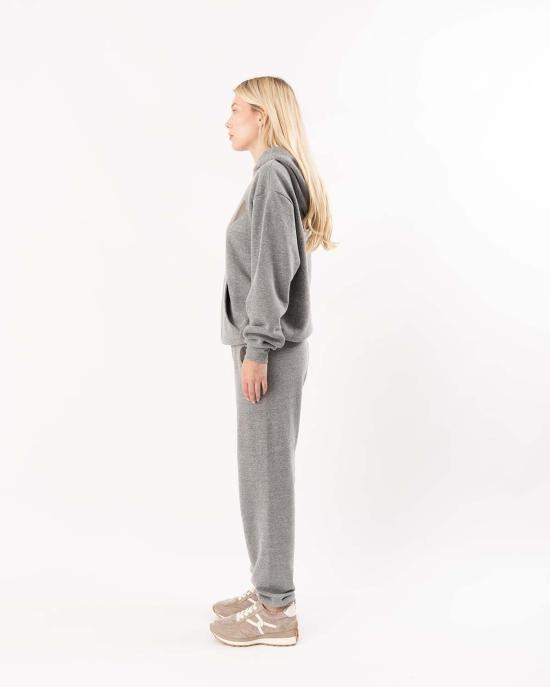  스프룸 스트레이트 팬츠 하트 스웨트팬츠 다크 헤더 그레이/실버 - SPRWMN