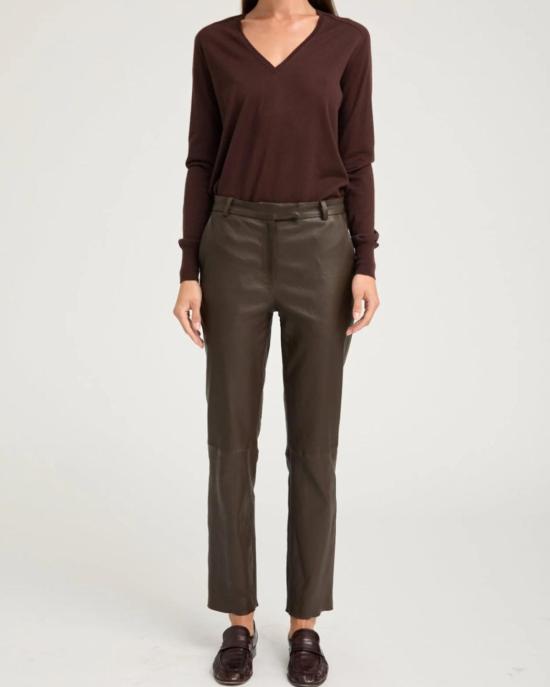  스프룸 스트레이트 팬츠 소피아 담배 바지 아메리카노 - SPRWMN